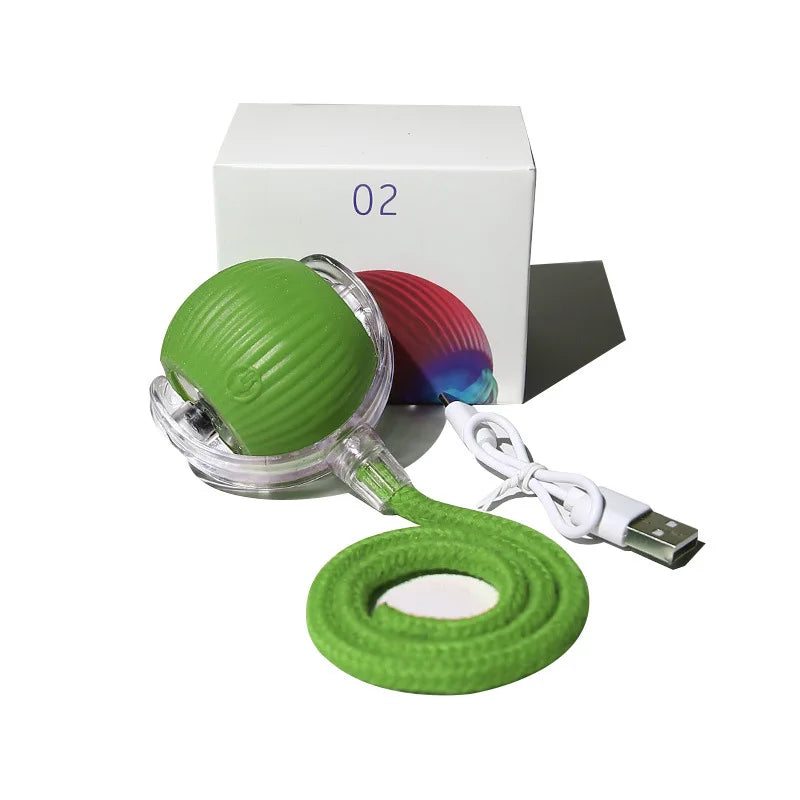 Cat Interactive Ball Toy , Automatic Rolling Cat Ball Rechargeable, Intelligent Cat Toys, Motion Activated Teasing Ball for Cat