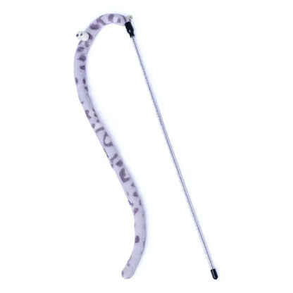 Cat Toy Feather Cat Teaser Wand Cat Interactive Toy Funny Caterpillar Colorful Rod Teaser Wand Pet Cat Supplies Cat Accessory