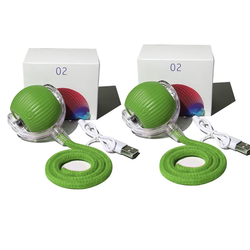 Cat Interactive Ball Toy , Automatic Rolling Cat Ball Rechargeable, Intelligent Cat Toys, Motion Activated Teasing Ball for Cat
