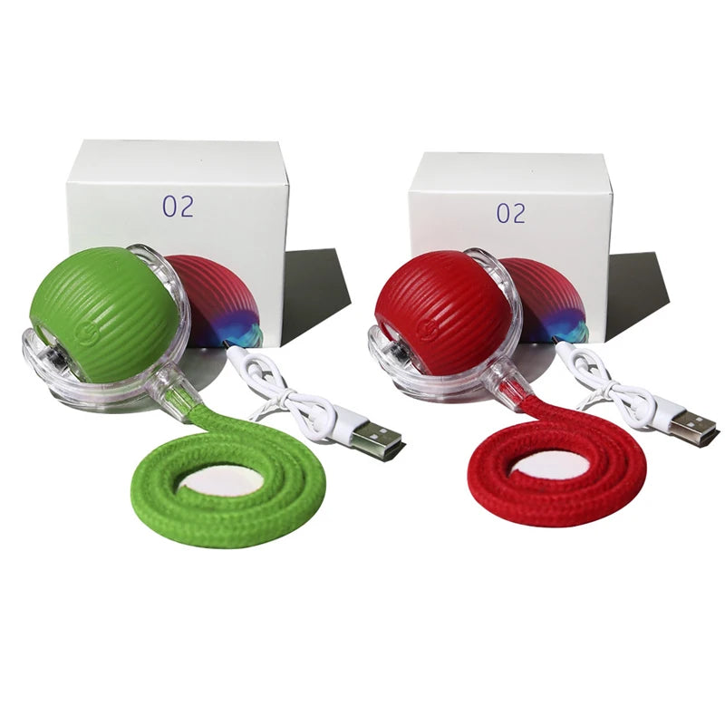 Cat Interactive Ball Toy , Automatic Rolling Cat Ball Rechargeable, Intelligent Cat Toys, Motion Activated Teasing Ball for Cat